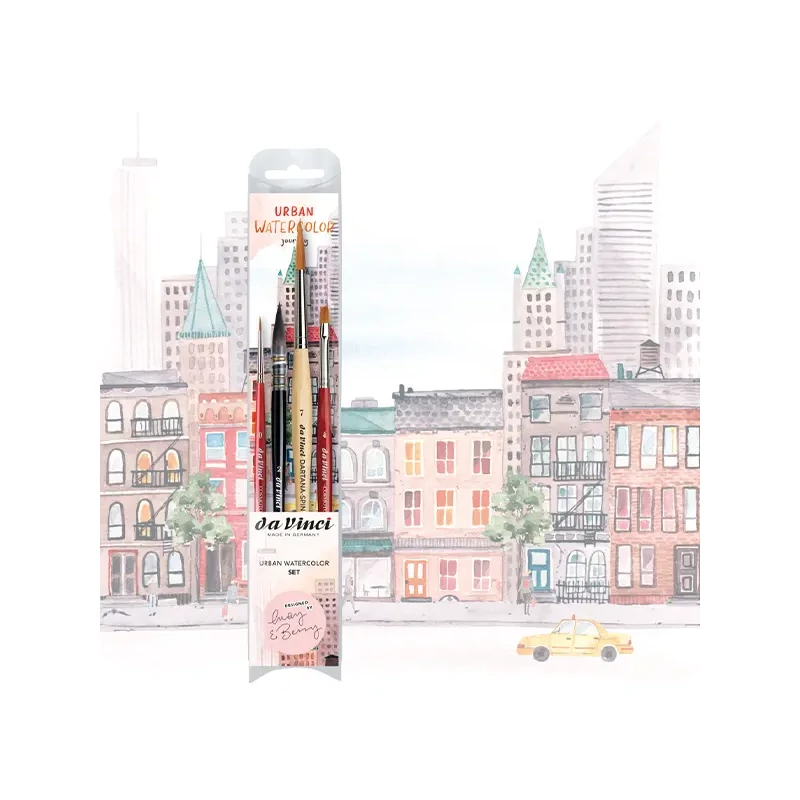 Da Vinci Urban Watercolour Set, sada syntetických štetcov, rôzne, 5 ks