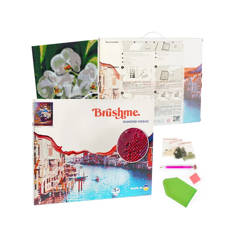 Diamantové mozaikové puzzle, na napnutom plátne, 40x50 cm - Jeseň na horách