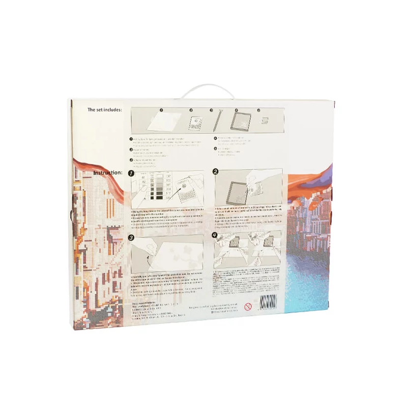 Diamantové mozaikové puzzle, na napnutom plátne, 40x50 cm - Jeseň na horách