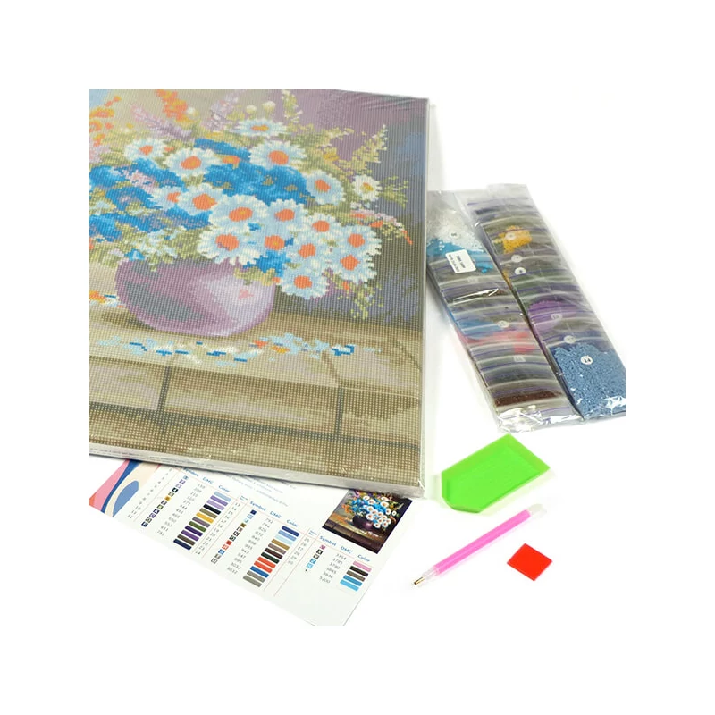 Diamantové mozaikové puzzle, na napnutom plátne, 40x50 cm - Jeseň na horách