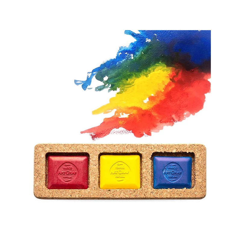 Sada akvarelových kried Viarco ArtGraf Tailor Shape - Primary colors