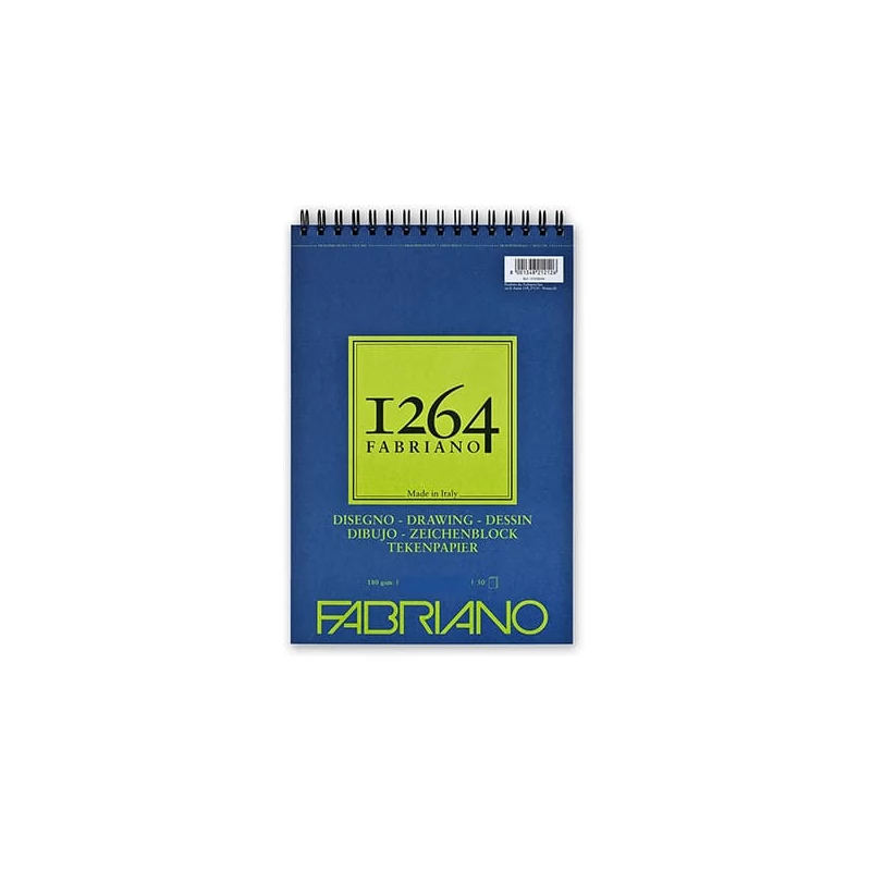 Univerzálny skicár Fabriano 1264, 180 g - A5, špirálový na vrchu