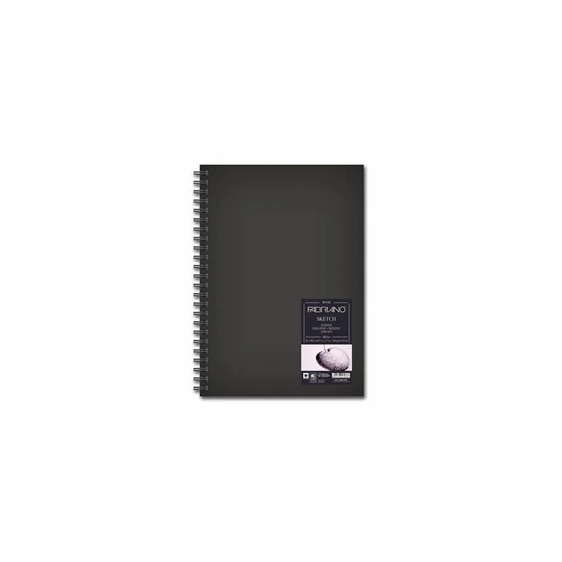 Náčrtník a skicár Fabriano Sketch Book, 110 g, 80 listov - A6, špirálový