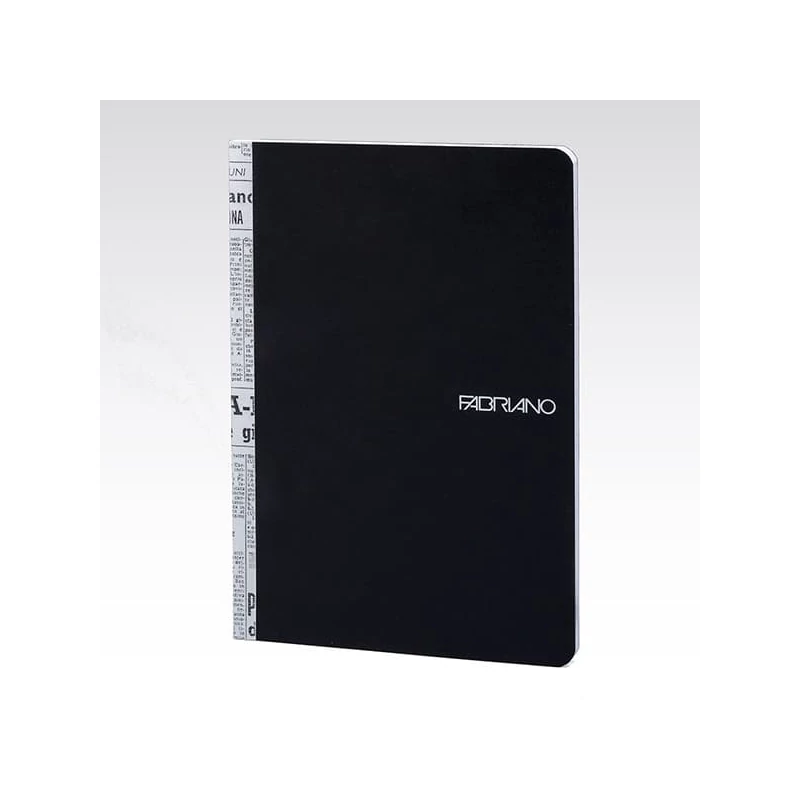 Zápisník Fabriano Soft Touch, 90 g, 10,5 x 14,8 cm, Black  (čierny)