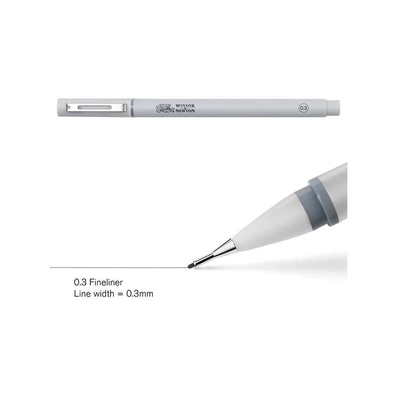 Extra tenký popisovač Fineliner, cool grey - 0,3 mm