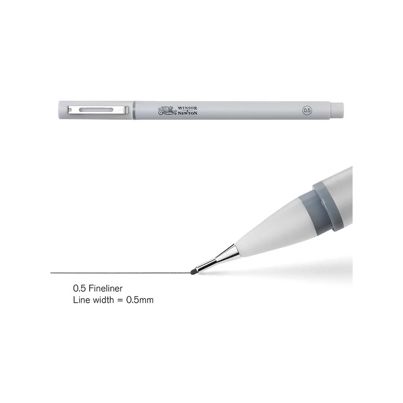 Extra tenký popisovač Fineliner, cool grey - 0,5 mm