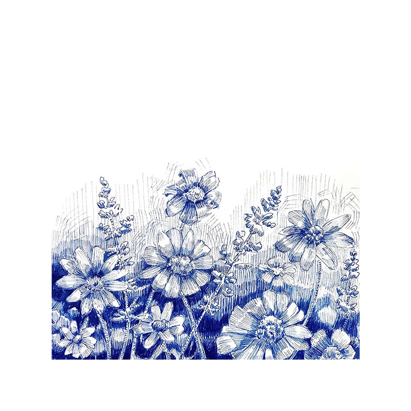 Extra tenký popisovač Fineliner, indigo blue - 0,3 mm