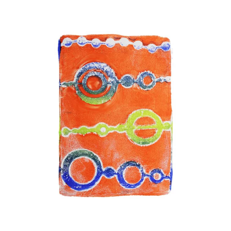 Šablóna, Gelli Arts, 5x7", 12,7x17,8 cm - perla
