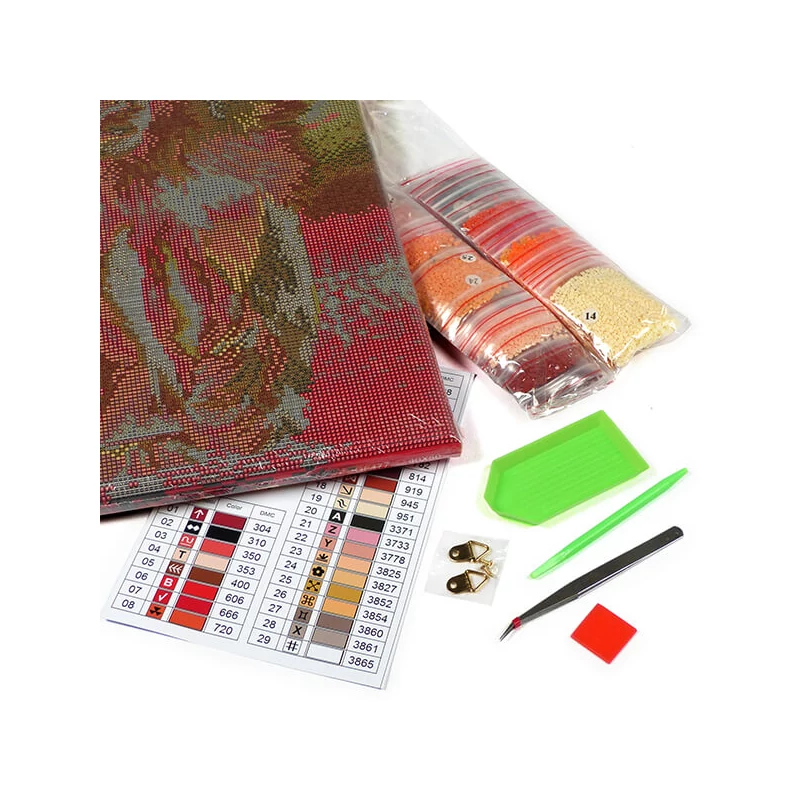 Diamantové mozaikové puzzle, na napnutom plátne, 40x50 cm - Kubánske retro