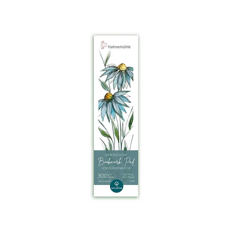 Akvarelový blok Hahnemühle Expression Bookmark Pad, 300 g, 5,5x20 cm, 15 listov