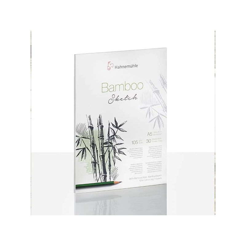 Bambusový náčrtník a skicár Hahnemühle Bamboo Sketch, 105 g, 30 listov, A4