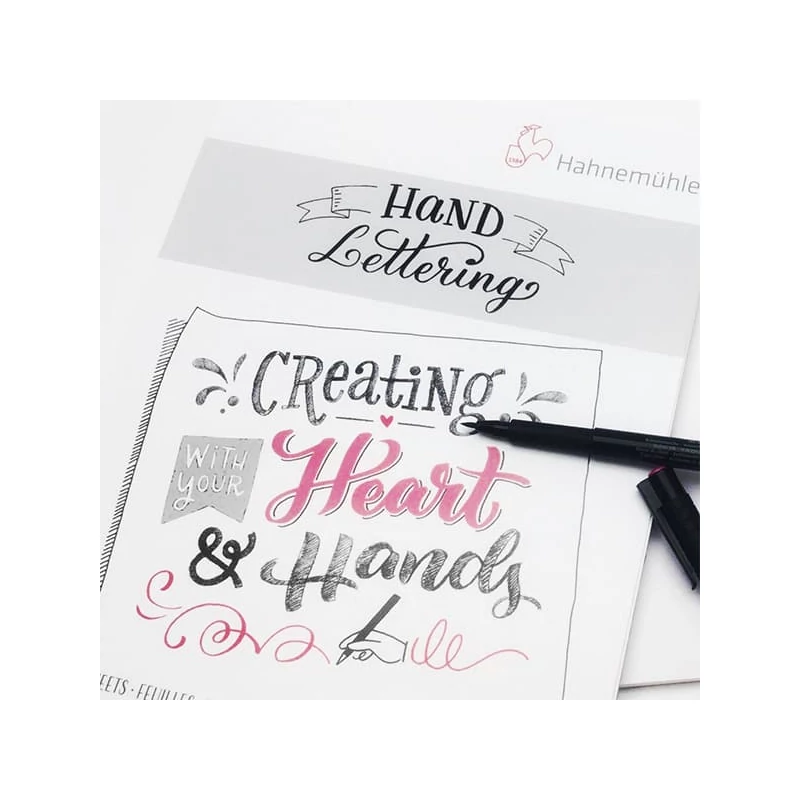 Náčrtník a skicár Hahnemühle Hand Lettering, 170 g, 25 listov - A4