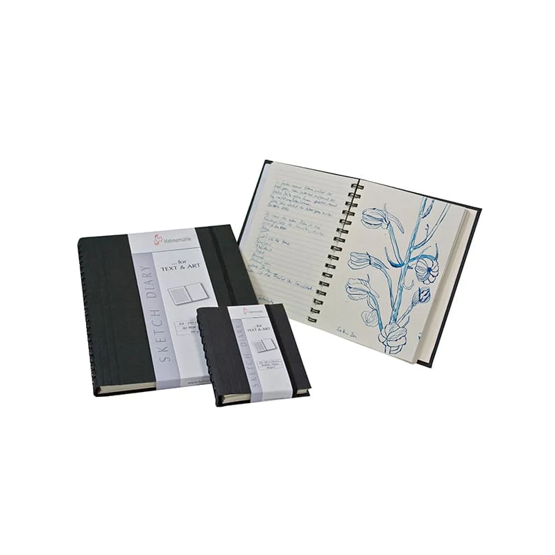 Náčrtník a skicár Hahnemühle Sketch Diary, 120 g, 60 listov - A4