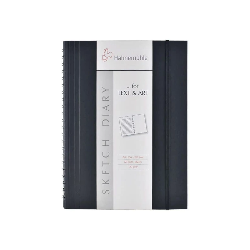 Náčrtník a skicár Hahnemühle Sketch Diary, 120 g, 60 listov - A4