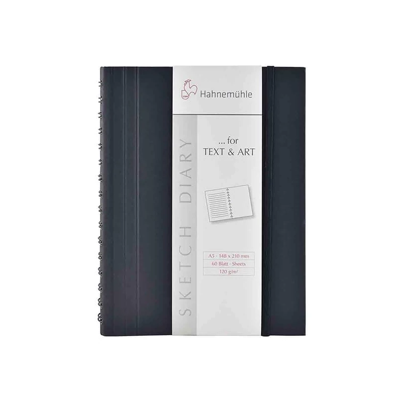Zápisník a skicár Hahnemühle Sketch Diary, 120 g, 60 listov - A5