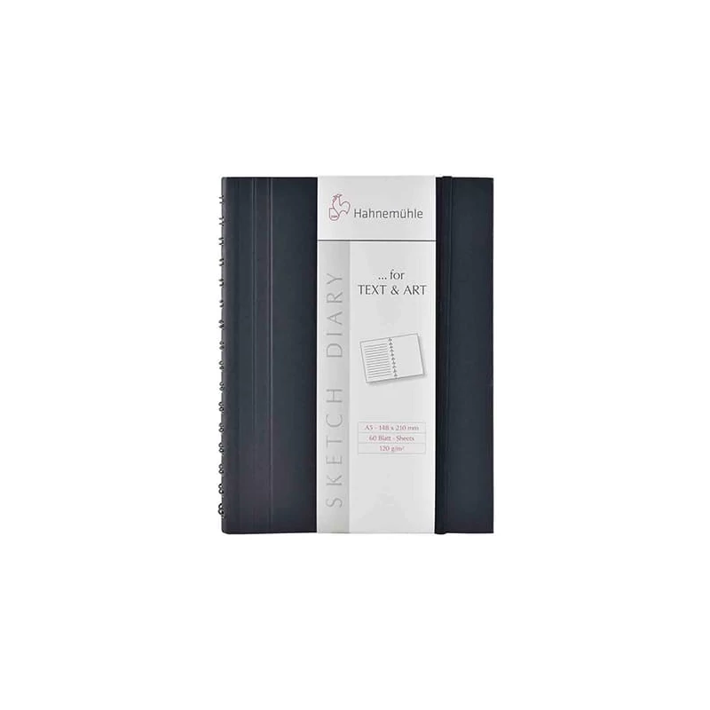 Zápisník a skicár Hahnemühle Sketch Diary, 120 g, 60 listov - A5
