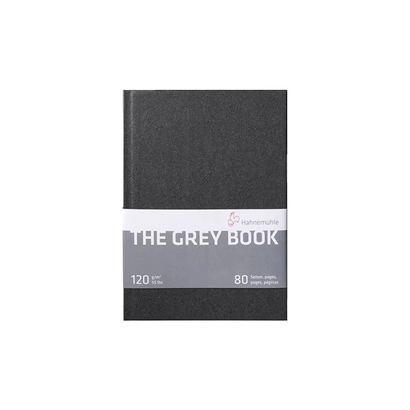 Náčrtník a skicár  Hahnemühle The Grey Book, 120 g, 40 listov - A4
