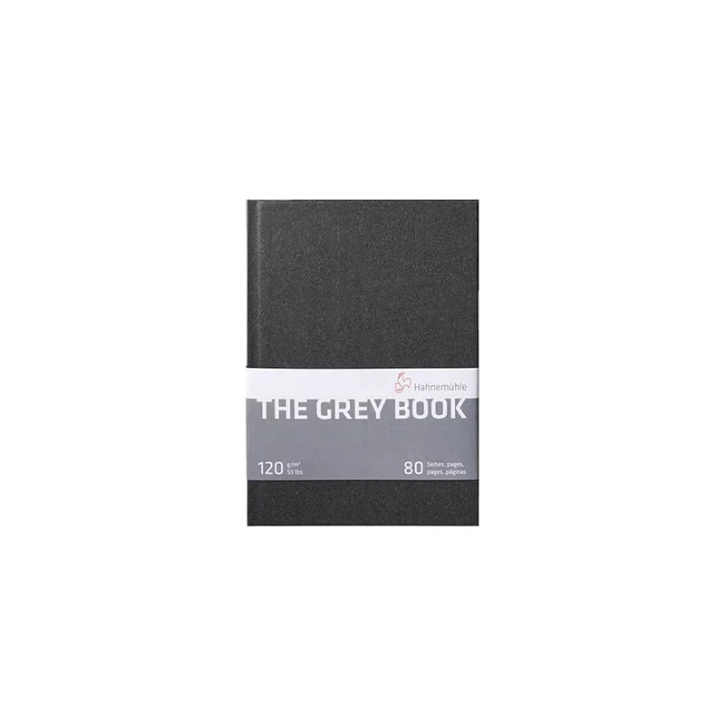 Náčrtník a skicár Hahnemühle The Grey Book, 120 g, 40 listov - A5