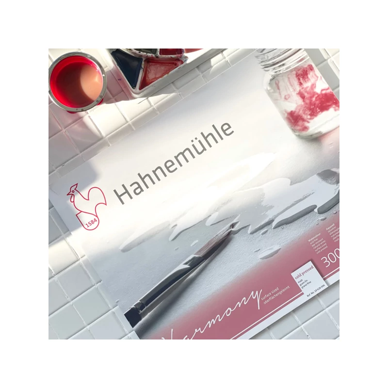 Akvarelový blok Hahnemühle, Harmony, 300 g - 12 listov, A3, polohrubý