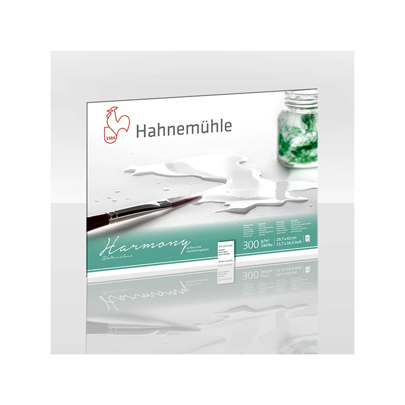 Akvarelový blok Hahnemühle, Harmony, 300 g - 12 listov, A3, hladký