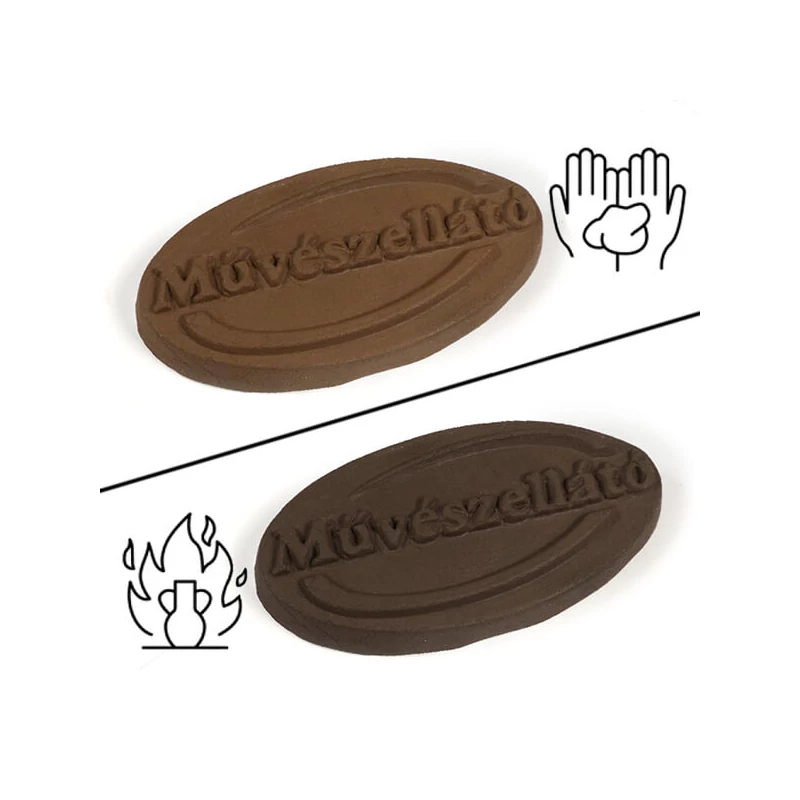 Hlina, 1 kg - po vypálení čierna