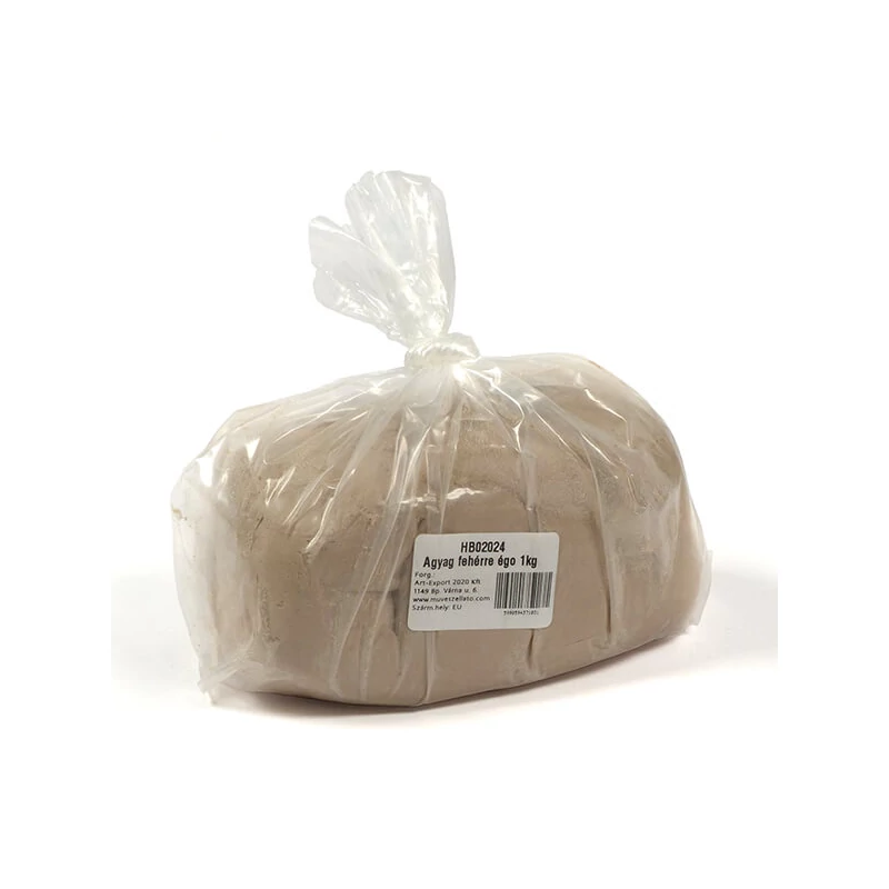 Hlina, 1 kg - po vypálení biela