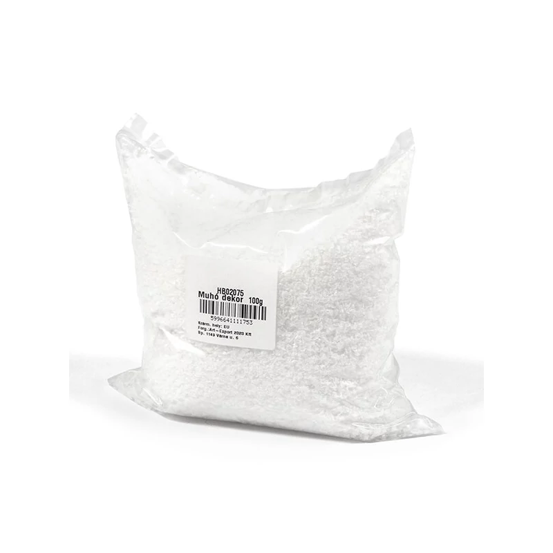 Umelý snehový dekor - biely, 100 g