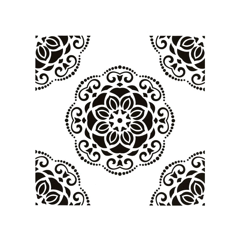 Šablóna, Cadence, 25x25 cm - mandala