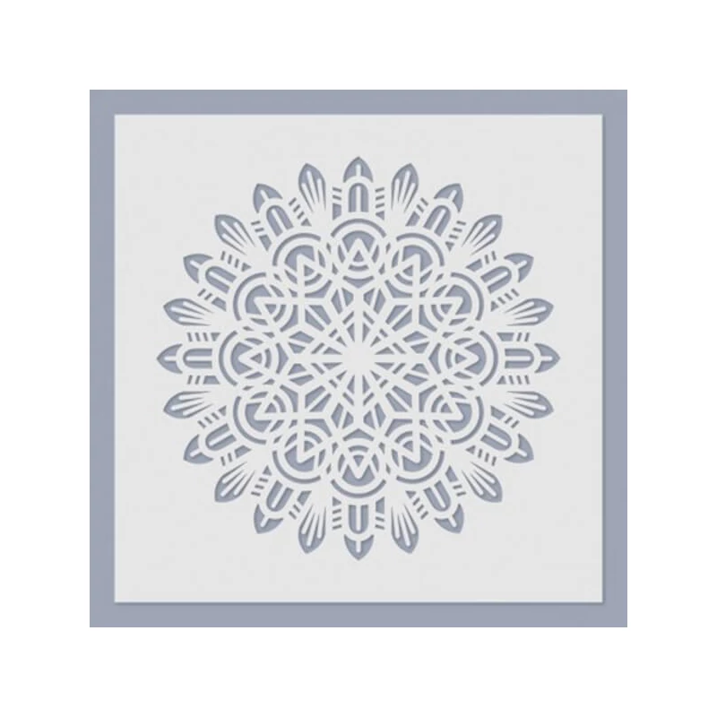 Šablóna, 24,5x24,5 cm - Mandala 06