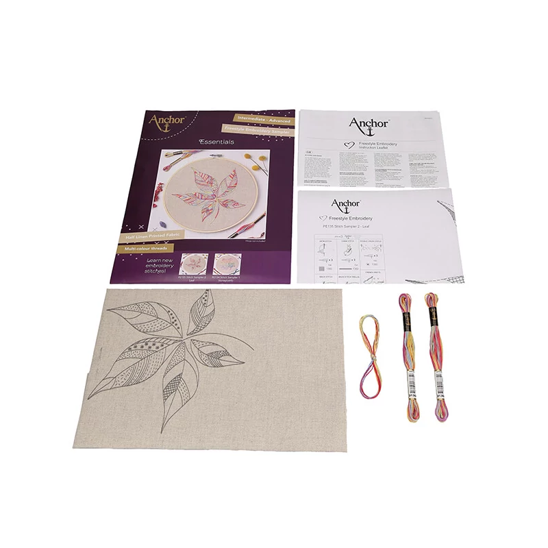 Sada na vyšívanie, Anchor Essentials Kit – List