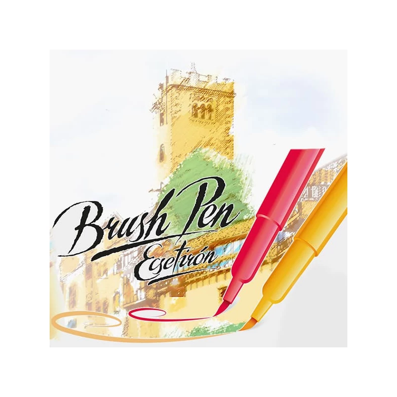 Sada štetcových popisovačov ICO Brush Pen set - 24 ks