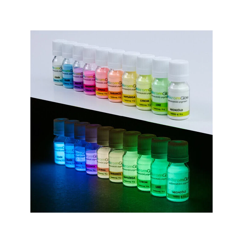 Fosforeskujúci, svietiaci pigment Innodekor, 15 g - fialový