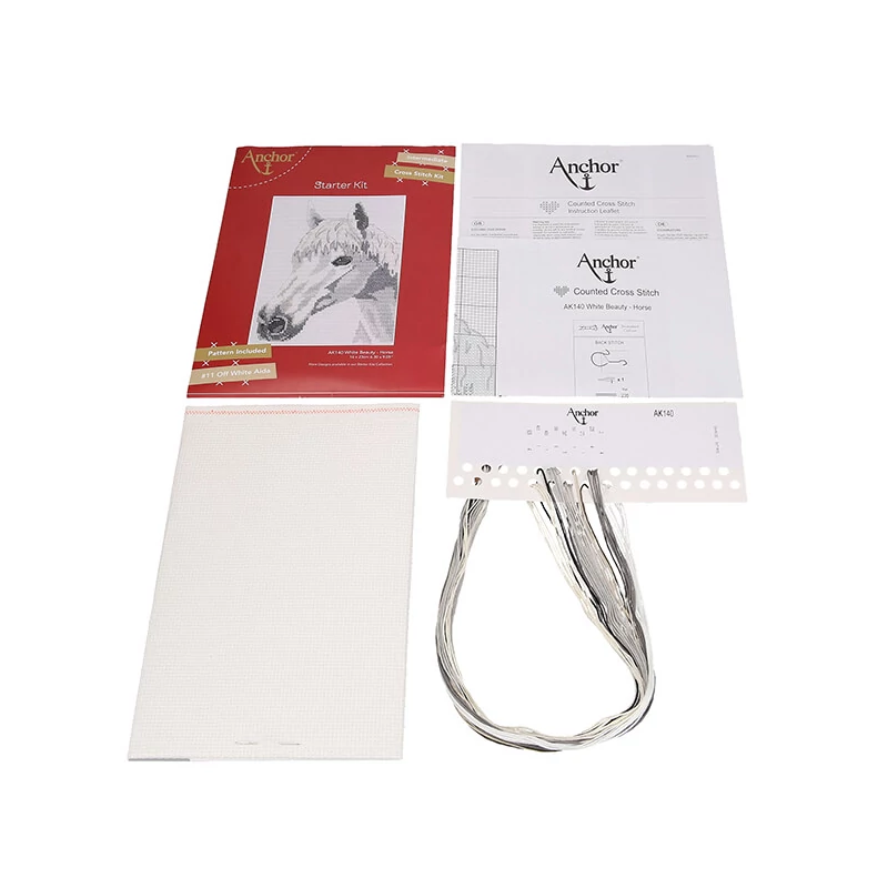 Sada na vyšívanie krížikom, Anchor Starter Kit - Kôň