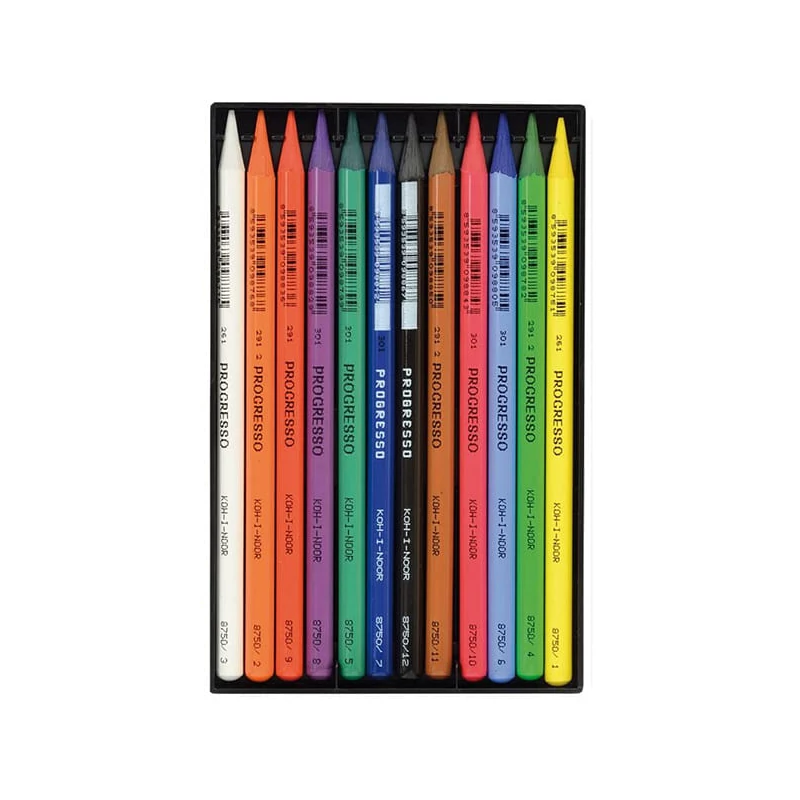 Sada farebných ceruziek KOH-I-NOOR Progresso - 12 ks