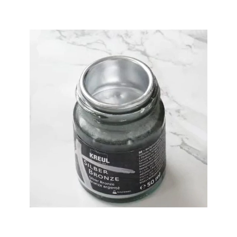 Tekutá kovová farba na báze živice, Kreul, 50 ml - Silber Bronze
