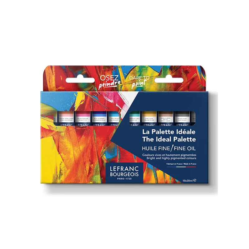 Sada olejových farieb L&B Fine - The Ideal Palette: 10x20 ml