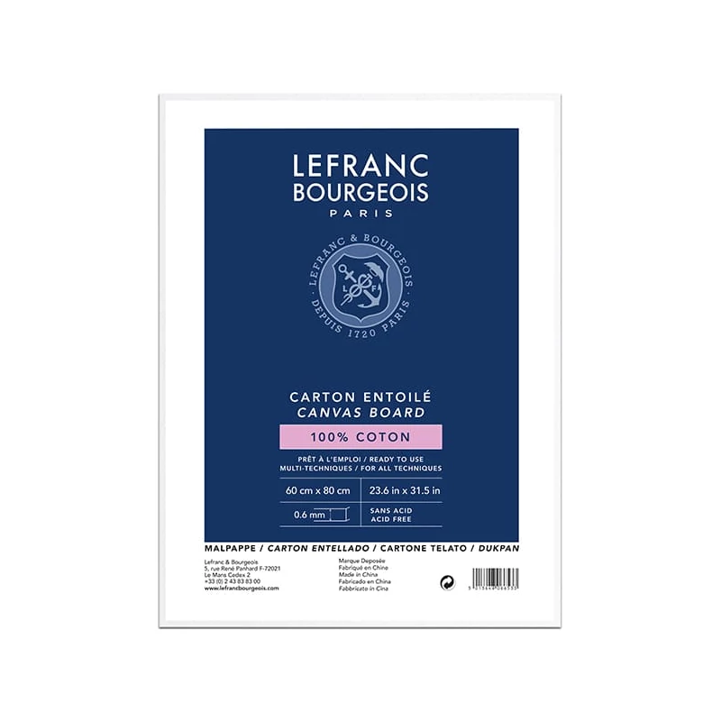 Šepsované maliarske plátno Lefranc Bourgeois - 60x80 cm