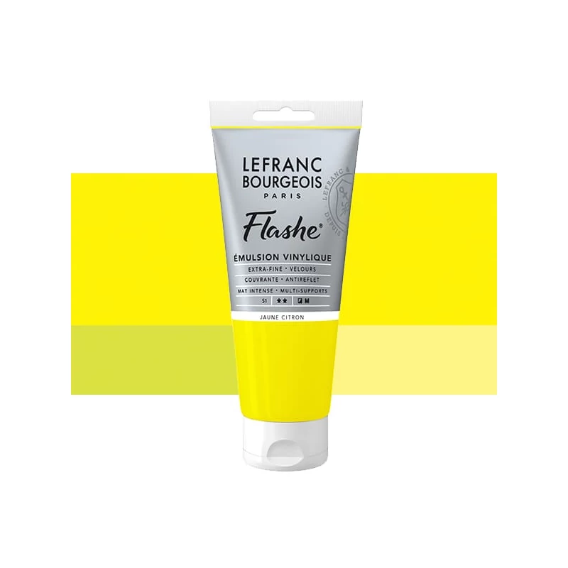 Vinylová farba (akrylová farba) L&B Flashe, 80 ml - 169, lemon yellow