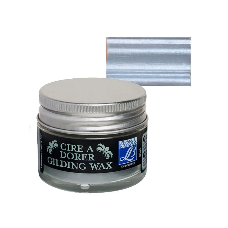 Pozlacovací vosk L&B Gilding Wax, 30 ml - silver