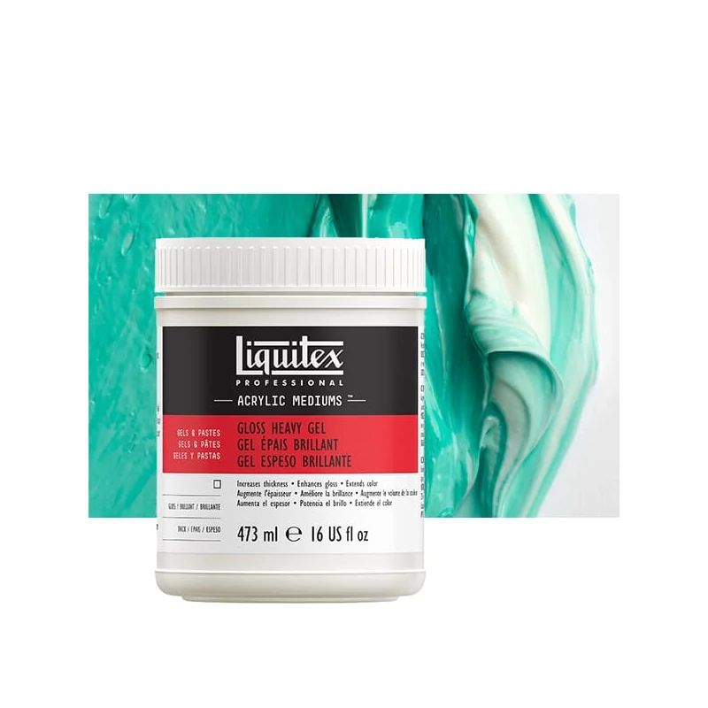 Zahusťovacie médium Liquitex Gloss Heavy Gel, 473 ml - lesklý