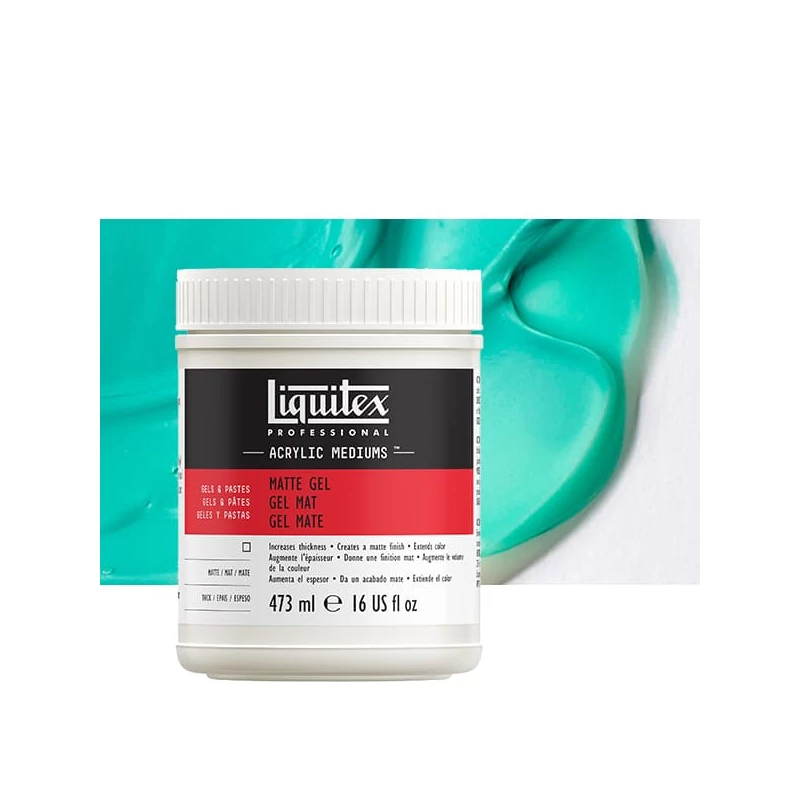 Zahusťovacie médium Liquitex Matte Gel, 473 ml - mat