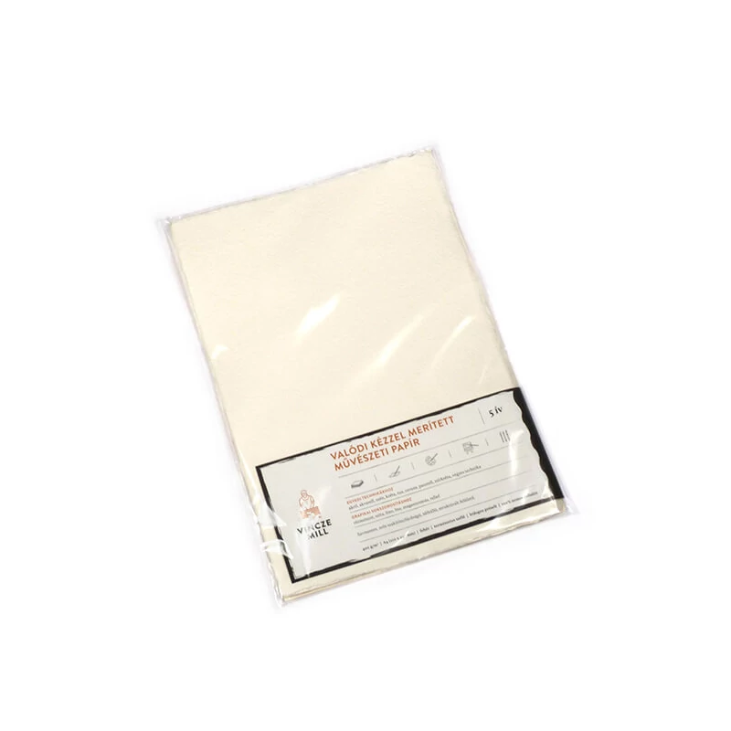 Embosovaný akvarelový papier, 400 g, hrubý, 5 ks - A4