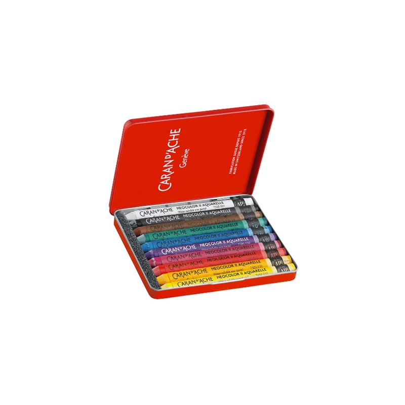 Sada akvarelových kried Caran d'Ache Classic Neocolor II - 10 ks