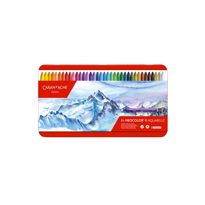 Sada akvarelových kried Caran d'Ache Classic Neocolor II - 84 ks