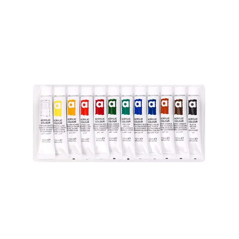 Sada akrylových farieb - 12x12 ml