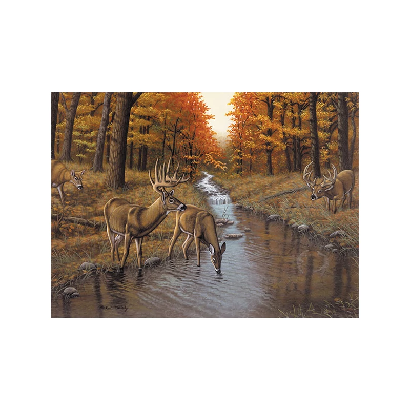 Sada očíslovaných omaľovánok, akrylová farba+štetec, 29x39 cm - Symondov potok