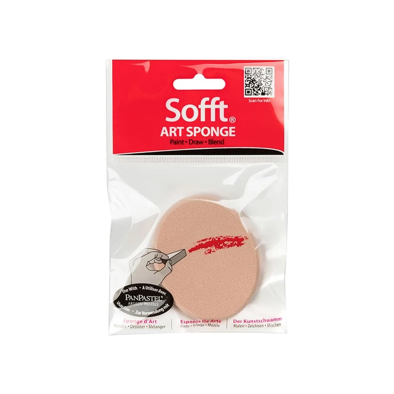 Hubka PanPastel Sofft - 1 ks, oválna, veľká