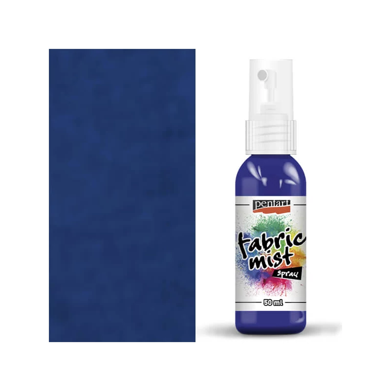 Farba na textil v spreji Pentart, 50 ml - modrá