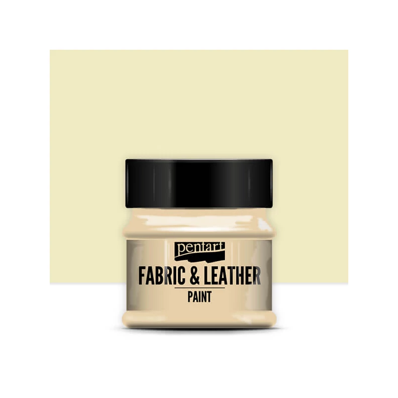 Farba na textil a kožu Pentart, 50 ml - vaječná škrupina (vintage)