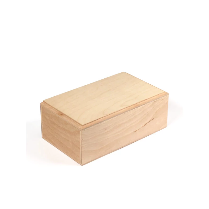 Drevená krabička - kváder, 22x12,5x8 cm